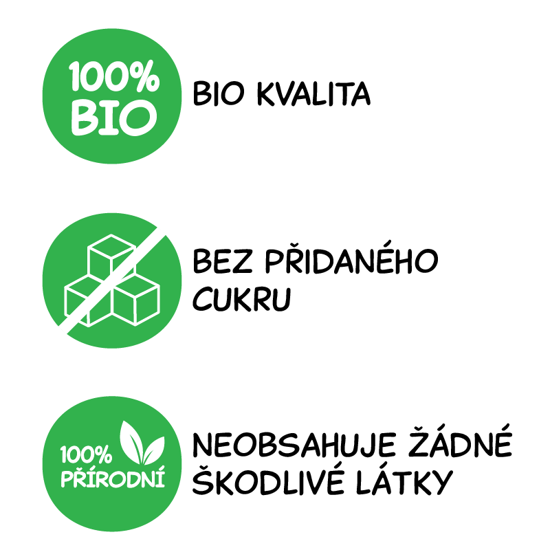BIOnek Ovocný příkrm Jablko a Banán