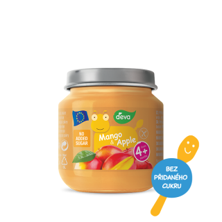 DEVA Ovocný příkrm Mango a Jablko