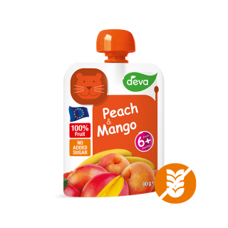 DEVA Ovocná kapsička 100% ovoce Broskev a Mango