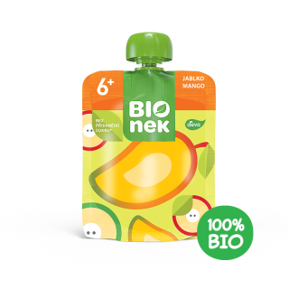 BIOnek Ovocná kapsička Jablko a mango