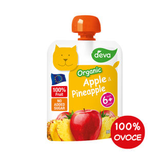 DEVA Ovocná kapsička 100% ovoce Jablko a Ananas